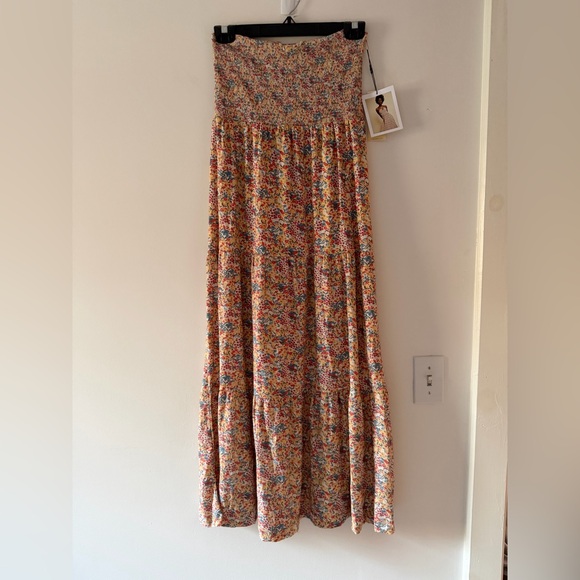 NWT Nation LTD Kira 70s Maxi Dress in Flower Power Retro Floral Size Small - Picture 3 of 16